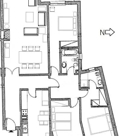 Appartamento Sea View 6/8 Pax